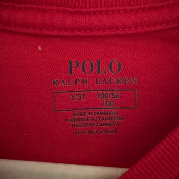 Polo by Ralph Lauren Kids Red Bear T-Shirt - Picture 4 of 4